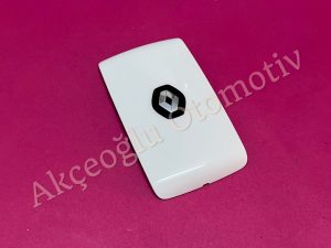Anahtar Kabı Kutusu Arka Kapağı Renault Clio 5 Megane 4 Sedan Koleos 2 Scenic 4 Kadjar Talisman Espace 5 Arkana ( Beyaz Renk ) '' Orjinal '' - 285C75940R   A2C95305200   285C70175R   285C72920R