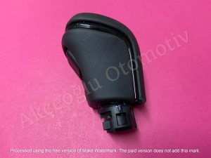 Otomatik Deri Vites Topuzu Toyota Corolla Camry Yaris Corolla Cross ( Parlak Siyah Çıtalı ) '' Orjinal '' - 3350412800 33504 12800 3350412800C0 Siyah