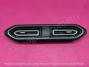 Orta Konsol Torpido Havalandırma Izgarası Kalorifer Havalandırma Peteği Dacia Sandero 3 Stepway Jogger '' Orjinal '' ( Siyah Beyaz Nikelajlı Renk ) - 687500391R