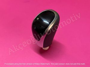 Otomatik Vites Topuzu Renault Koleos 2 Nissan Qashqai ( Deri Parlak Siyah Nikelajlı  ) '' Orjinal '' - 349106FP1C