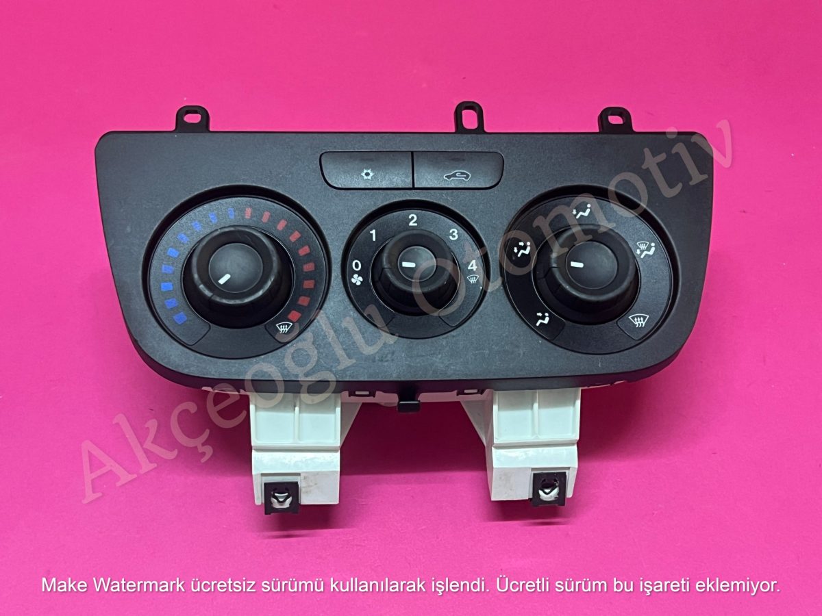 Manuel Klima Kalorifer Kumanda Paneli Fiat Doblo 3 Doblo 4 Opel Combo ( Siyah Renk ) '' Orjinal '' - 735498657