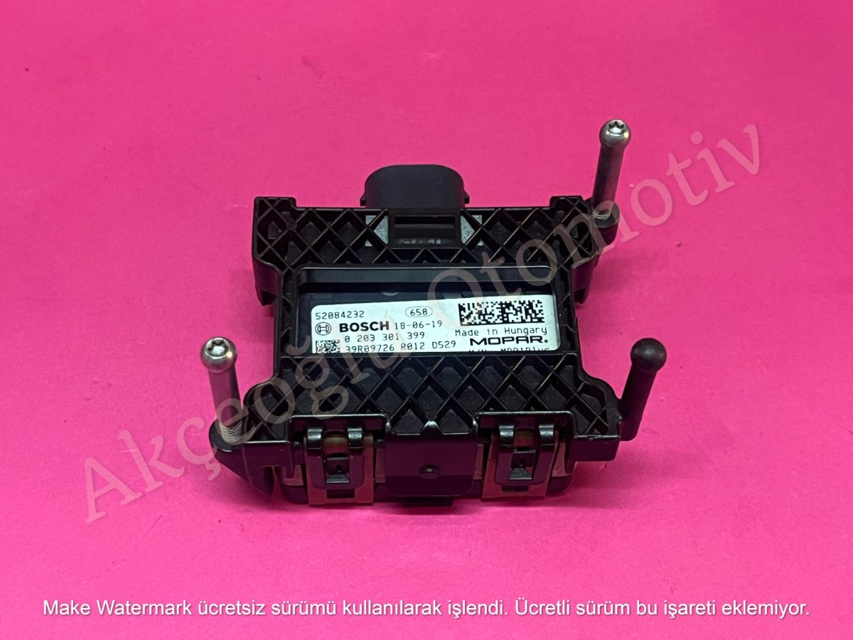 Ön Panjur Radar Beyni Kontrol Ünitesi Modulü Sensörü Fiat 500X Freemont Jeep Renegade Compass Chrysler Dodge '' Orjinal '' - 52084232 52034329 52059176 Bosch 0203301399