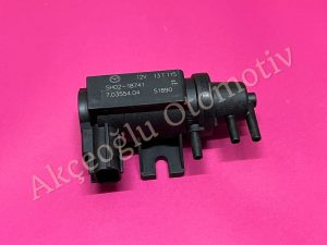 Turbo EGR Basınç Sensörü Solenoid Elektrovanası Basınç Dönüştürücü Konvertörü Mazda CX-5 Mazda 6  ( 2.2 Dizel Otomatik )  '' Orjinal '' -  SH0218741   SH02-18-741    Pierburg  7.03554.04   7.03554.10.0   7.03554.09.0