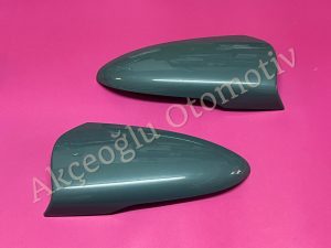Dış Yan Sağ Sol Ayna Kapağı Ayna Üst Bakalit Koruma Kapağı Hyundai i20 Bayon 2020 Sonrası ( Yeşil Renk ) '' Orjinal '' - 87616Q0020    87616 Q0020    87626Q0020    87626 Q0020