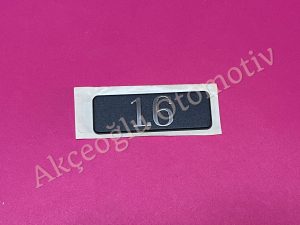 Çamurluk Üst Yazısı Renault R19 Europa R9 Fairway Broadway '' 1.6 '' Monogram Yazısı – 7700872456