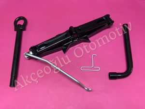 Araç Krikosu Tamiri Takımı Seti Renault Megane 3 Fluence Megane 2 Scenic 2 Scenic 3 Scenic 4 Megane 4 Sedan Talisman ( Kriko + Bijon Anahtarı + Çeki Demiri + Bijon Açma İğnesi ) '' Orjinal '' -  995450001R   995456070R   995500002R   511124963R   7700418335   