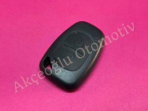 Anahtarlık Kabı Pilli Uzaktan Kumanda Anahtarı Kabı Yuvası Plastiği Renault Kangoo Trafic 2 Master 2 Symbol Thalia Opel Movano Vivaro '' Orjinal '' - 8201086049  8200008231