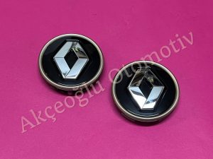 Jant Göbek Kapağı Jant Arması Renault Clio 5 Clio 4 Captur Captur 2 Megane 4 Sedan Talisman Symbol Joy 2 Taliant Kadjar 2 ( Siyah Renk ) '' Orjinal '' - 403152085R   403150239R   403150495R   403152781R