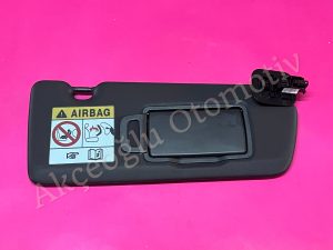 Sağ İç Güneşlik Siperliği Renault Clio 5 Megane 4 Sedan Austral Megane 4 E-Tech Captur 2 Dacia Sandero Stepway 3 ( Siyah Renk ) '' Orjinal '' - 964003919R