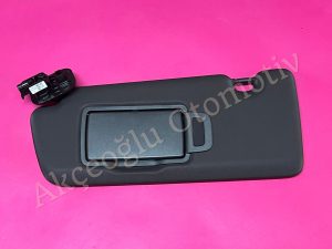 Sol İç Güneşlik Siperliği Renault Clio 5 Megane 4 Sedan Megane E-Tech Austral Captur 2 Taliant Dacia Sandero Stepway 3 ( Aynalı ) ( Siyah Renk ) '' Orjinal '' - 964019596R