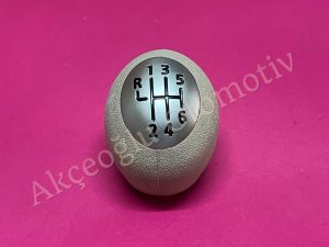 6 İleri Manuel Vites Topuzu Renault Fluence Megane 3 Scenic 3 ( Bej Renk ) '' Yerli Ürün '' - 328650047R