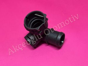 Radyatör Soğutucu Borusu Su Flanşı Müşür Yuvası Audi A1 A2 A3 Q2 Q3 Skoda Karoq Kamiq Kodiaq Octavia SuperB Scala Fabia Seat Leon İbiza Tarraco Ateca Arona Volkswagen Golf Golf 8 Passat B8 Polo Arteon Tiguan T-Cross T-Roc Taigo '' Orjinal '' - 5Q0122291AK   5Q0122291 AK   5Q0122291 