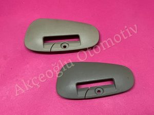 Arka Emniyet Kemer Kapağı Plastiği Renault Megane 2 Trafic 2 Megane 3 Fluence ( Bej Renk ) '' Orjinal '' - 7701208835  7701027663