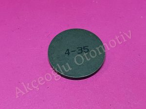 Subap Ayar Şimi Sibop Ayar Şim Sacı Renault Clio Megane Kangoo Laguna Trafic 2 Trafic 3 Master 2 Master 3 Vel Satis Safrane ( 4.35 mm ) '' Orjinal '' - 7701031771