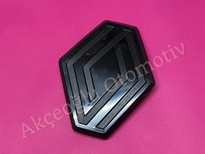 Ön Tampon Arması Logosu Ön Panjur Amblemi Renault Megane E-Tech Clio 5.5 Captur 2 Kangoo 4 ( Siyah Renk ) '' Orjinal '' - 628907974R   628908921R