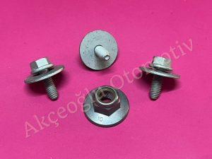 Amortisör Rulmanı Sabitleme Civatası ve Somunu Takımı Renault Clio 3 Clio 4 Espace 5 Fluence Megane 3 Laguna 3 Latitude Kadjar Megane 4 Sedan Talisman Dacia Duster '' Orjinal '' - 7703034306  7703602222