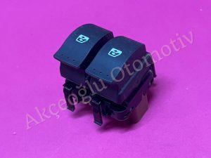 Önden Arka Cam Açma Düğmesi Renault Megane 2 Scenic 2 ( 10 Fişli Kahve Rengi Soketli ) '' Orjinal '' - 8200108272