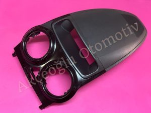 Torpido Orta Konsol Radyo Gösterge Çerçevesi Klima Kalorifer Çerçevesi ve Torpido Kaplaması Opel Corsa D ( Siyah Renk ) '' Orjjinal '' - 13295003  13205165  