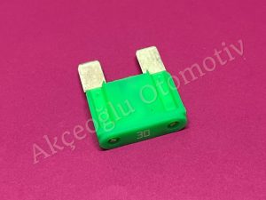 Ayaklı Sigorta 30A Amper Yeşil Renk 2 Ayaklı Renault Clio 4 Captur Fluence Kadjar Kangoo 2 Laguna 2 Laguna 3 Latitude Master 3 Megane 4 Modus Megane 2 Megane 3 R19 Europa Safrane Scenic 3 Scenic 4 Thalia Talisman Trafic 2 Trafic 3 Vel Satis ( 30A Amper ) '' Orjinal '' - 7700410539