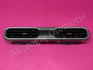 Torpido Orta Havalandırma Izgarası Difüzörü Dacia Duster 3 ( Gri Renk Çerçeve ) '' Orjinal '' - 687603196R  687601823R  