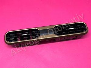 Torpido Orta Havalandırma Izgarası Difüzörü Dacia Duster 3 ( Altın Sarısı Çerçeve ) '' Orjinal '' - 687604786R 687607044R