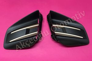 Ön Tampon Alt Sissiz Sis Far Kapağı Çerçevesi Takımı Renault Clio 5 ( Nikelajlı ) '' Orjinal '' - 263313919R