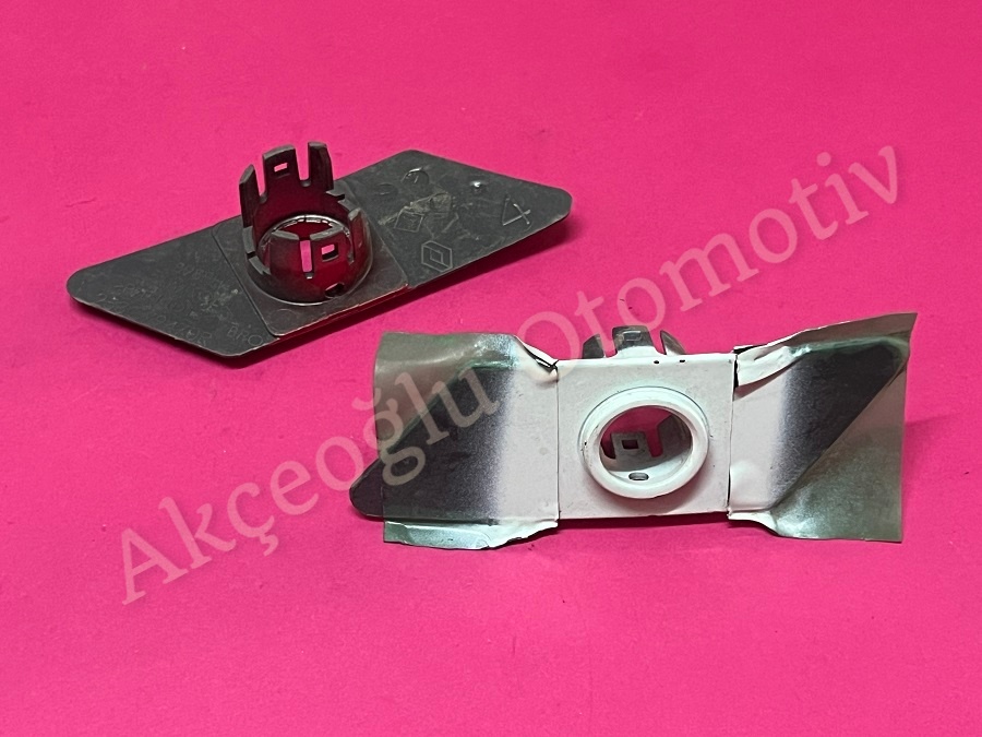 Arka Ön Tampon İç Park Sensörü Yuvası Sabitleme Plastiği Renault Clio 4 Faz 2 Clio 5 ( Beyaz Renk ) '' Orjinal '' - 253C68293R 253C79470R