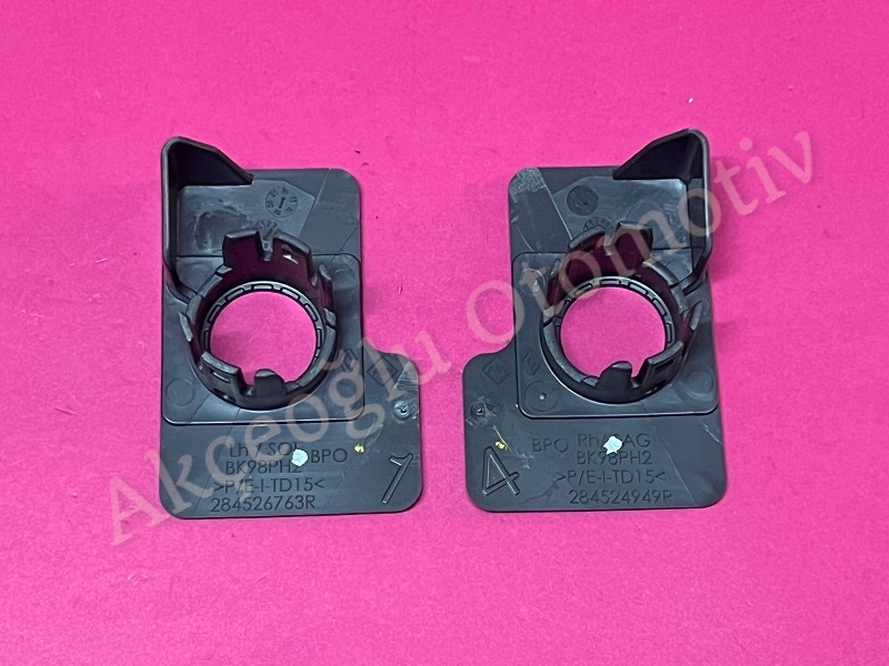 Arka Ön Tampon İç Park Sensörü Yuvası Sabitleme Plastiği Renault Clio 4 Faz 2 Clio 5 Megane 4 ( Siyah Renk ) '' Orjinal '' - 284525209R - Görsel 2