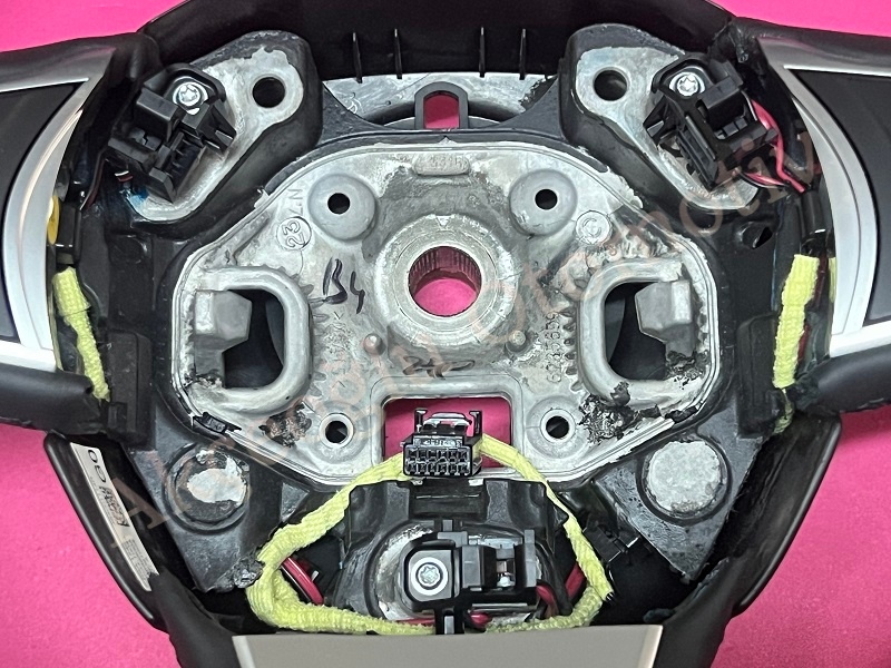 Deri Direksiyon Simidi Direksion Tuş Takımı Diresiyon Korna Tertibatı Tesisatı Soket Kablosu Renault Megane 4 Faz 2 Talisman Espace 5 ( Şerit Takip'li ) '' Orjinal '' - 484001114R - Görsel 2