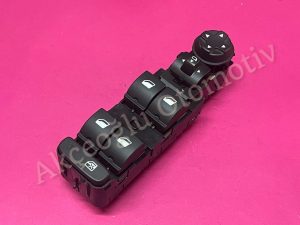 Sol Ön Cam Açma Düğme Paneli Kumanda Çerçevesi Katlanır Ayna Ayar Düğmeli Peugeot 208 308 408 508 2008 3008 e-208 e-308 Rifter Citroen C4 C4X e-C4 e-C4X Berlingo Opel Astra Corsa Mokka Frontera Toyota Proace City Fiat Doblo 4 ( Ayna Kumandalı ) '' Orjinal '' - 98423400ZD