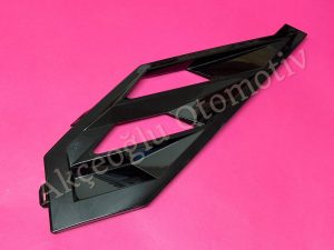 Sol Gündüz Farı Çerçevesi Tampon Kaplaması Takımı Renault Boreal ( Parlak Siyah Renk ) '' Orjinal '' - 624145891R